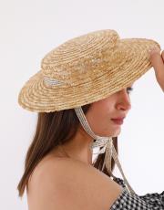 nube hasır şapka hasır