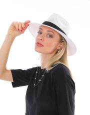 roma panama şapka beyaz