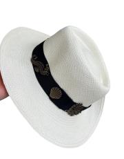 blanco hasır şapka beyaz